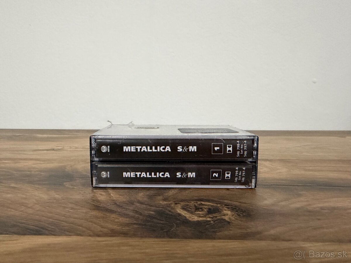 Metallica audiokazety - 2
