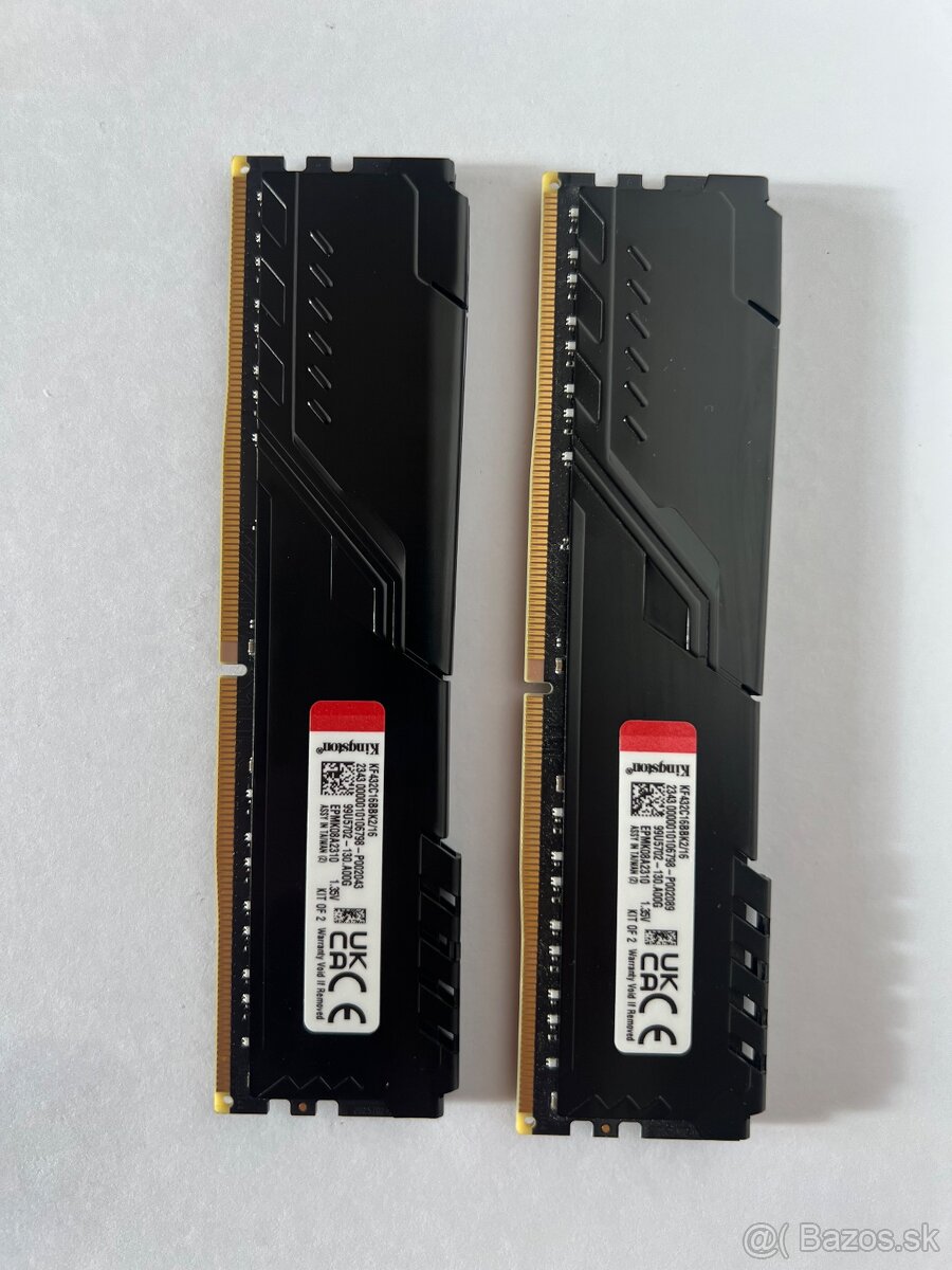 Kingston FURY 16 GB KIT DDR4 3200 MHz CL16 - 2