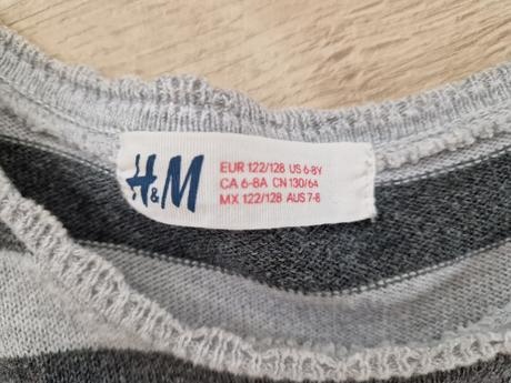 Saty H&M 122/128 pasiky - 2