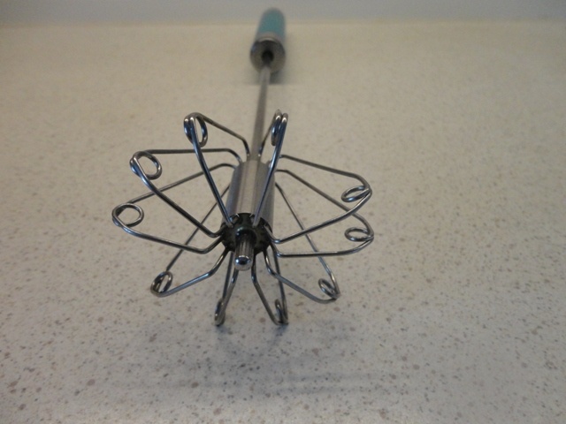 Šľahač ručný - nerezový, nový - 2