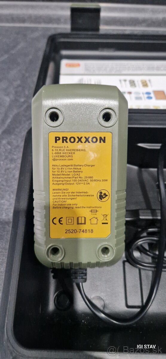 Proxxon nabíjačka +kufrík - 2