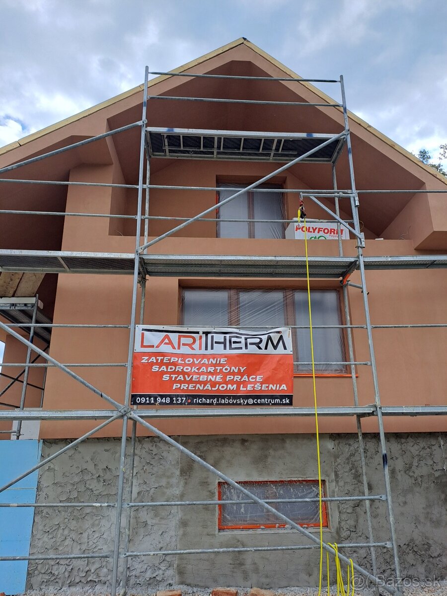 Zatepľovanie fasád na kľúč- sezona 2026 - 2