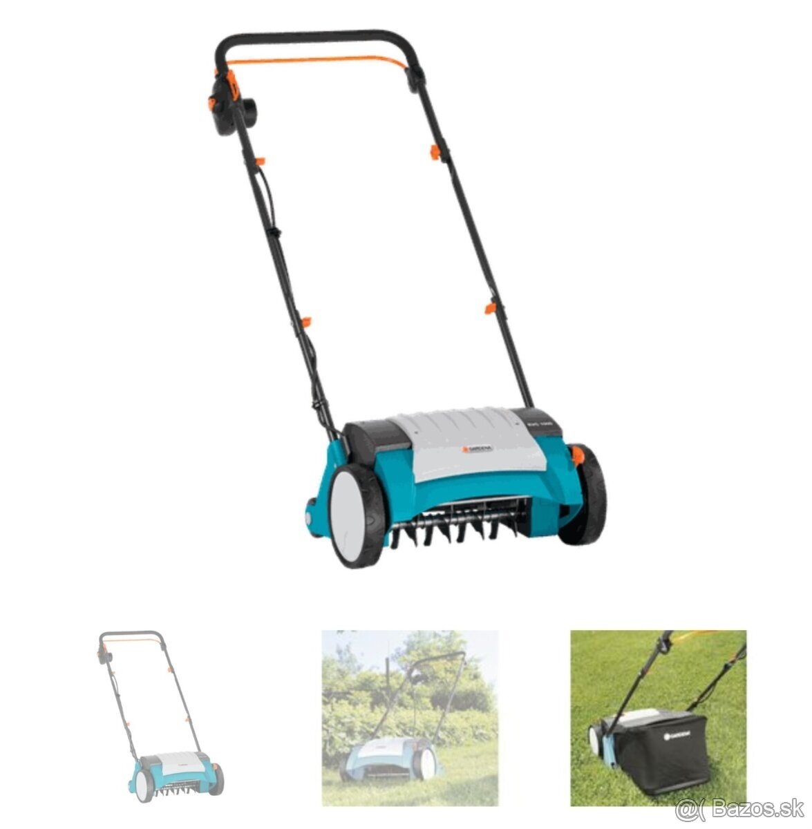 Vertikutátor Gardena EVC1000 + kos - 2
