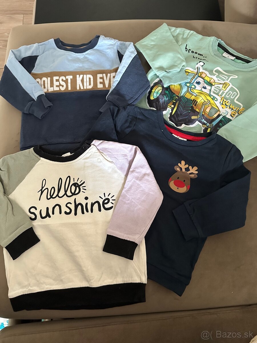 Balík oblečenia - veľkosť 86/92 - 2