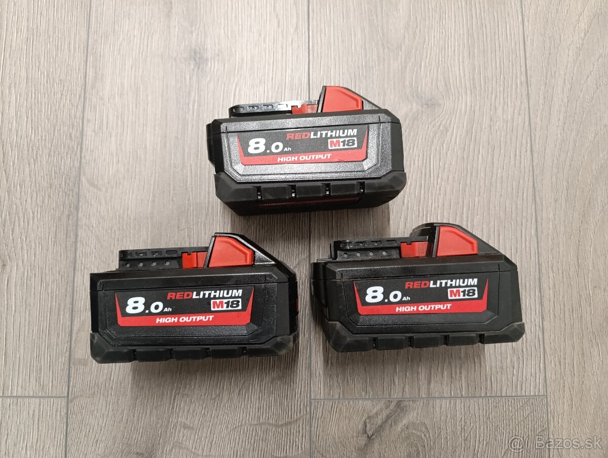 Akumulátor Milwaukee M18HB8 -AKCIA - 2
