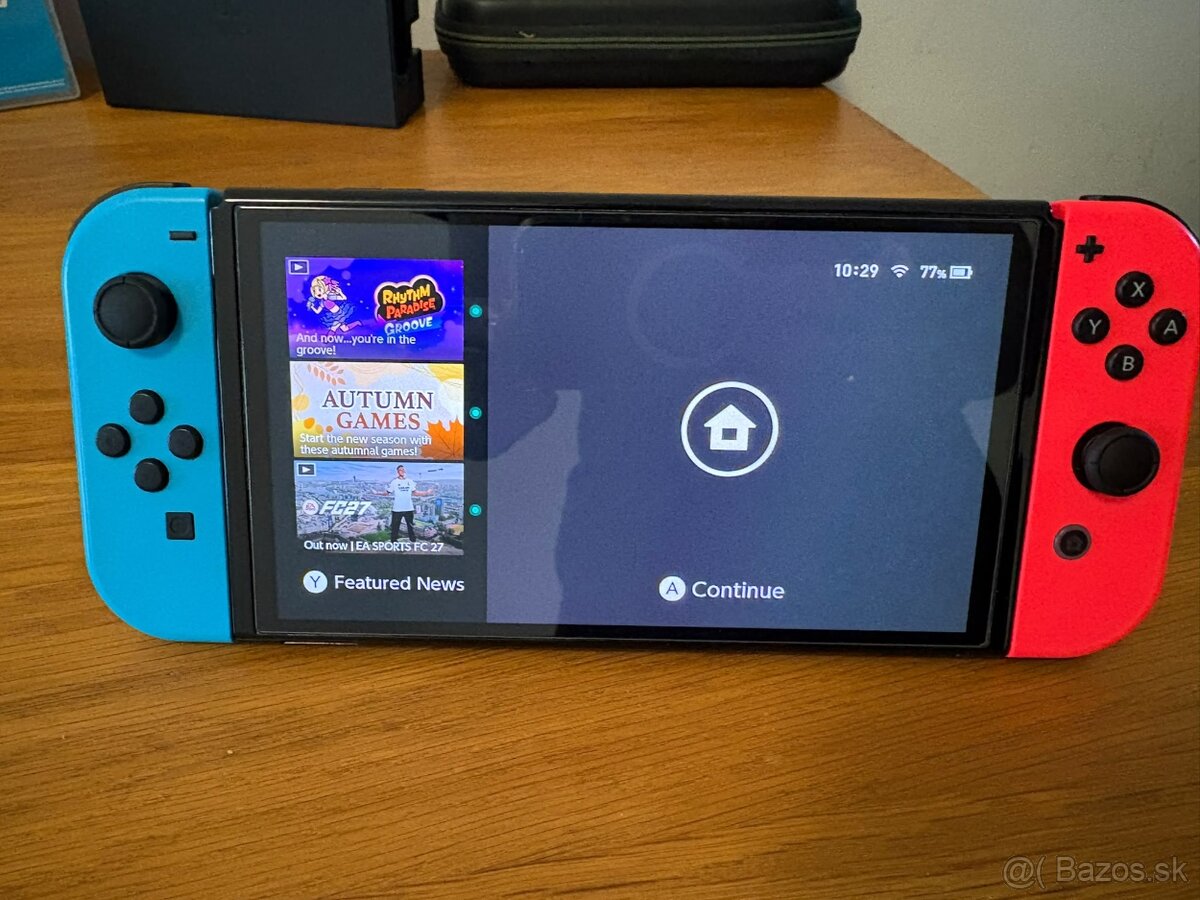 Nintendo Switch OLED + 128GB karta a FIFA 19 - 2