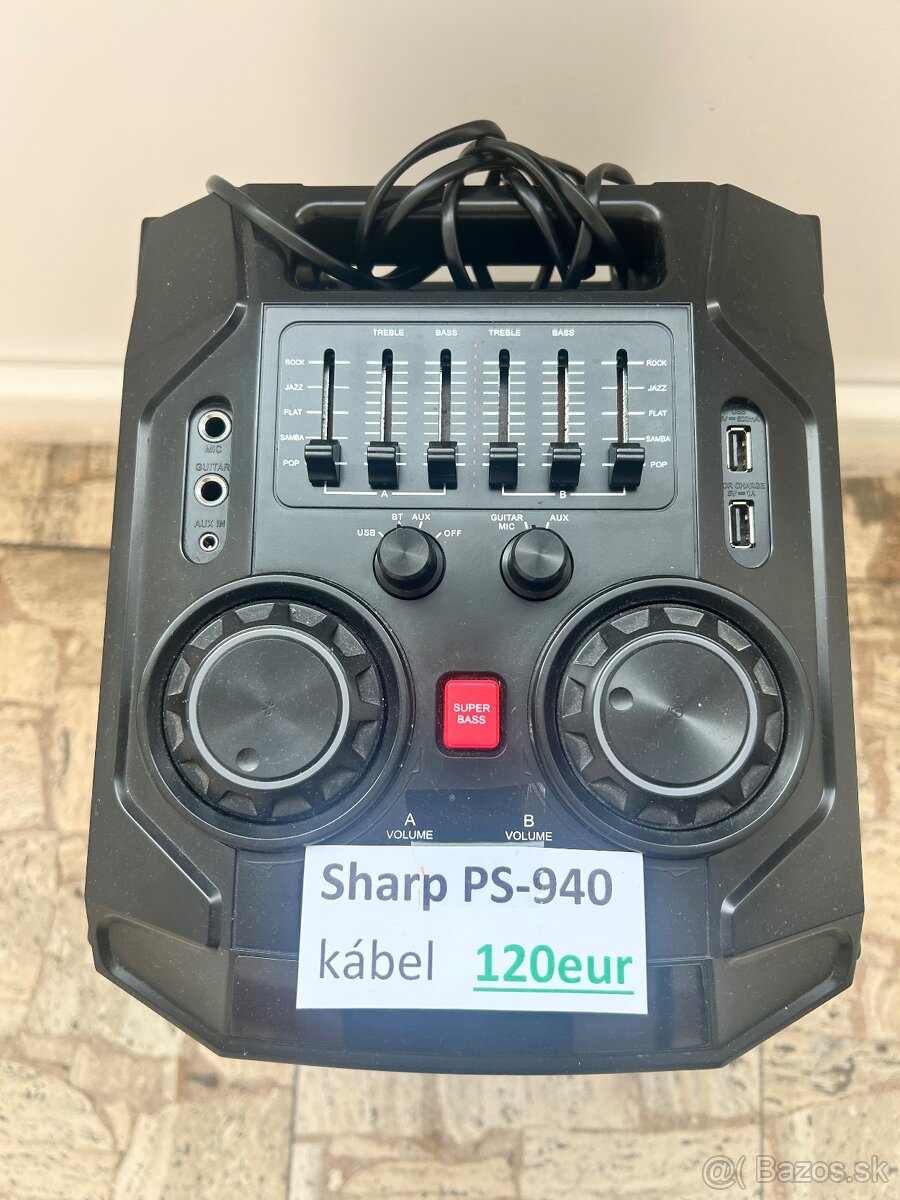 Party Reproduktor SHARP PS-940 - - 2