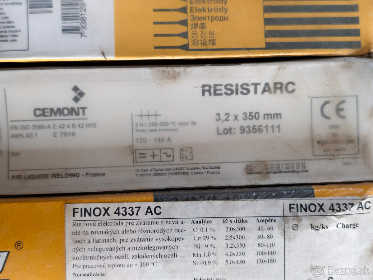 Zváracie elektródy - 2