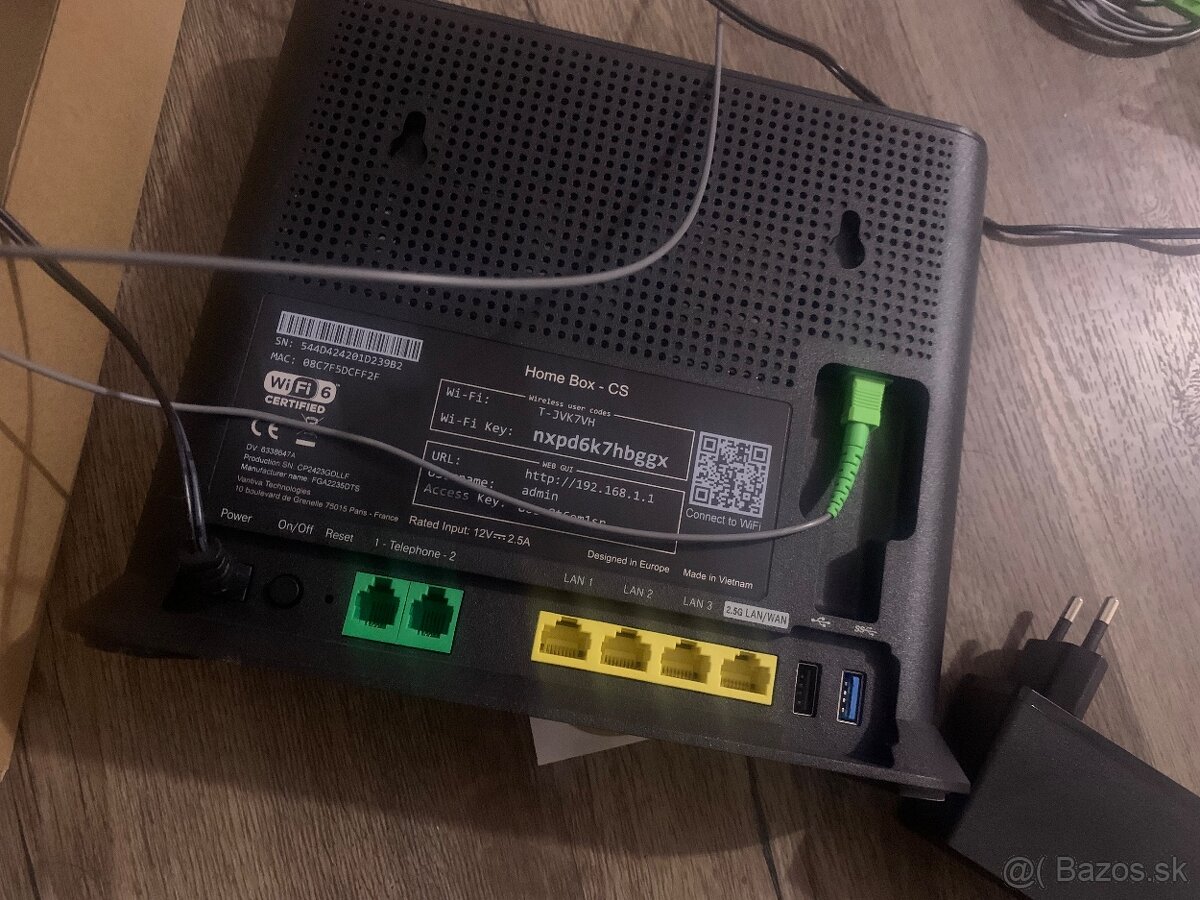 Wi-fi router Vantiva FGA2235 - 2