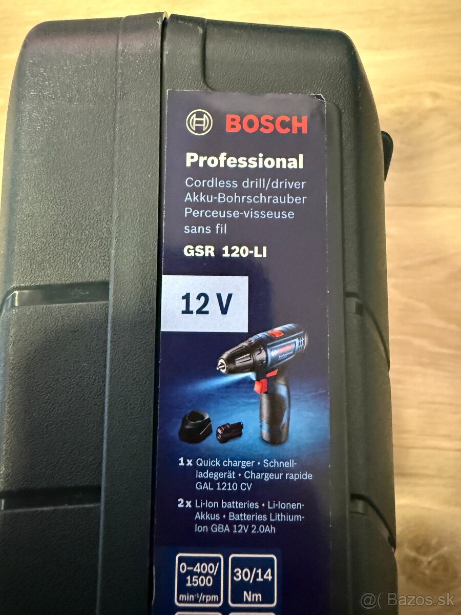 Bosch Professional GSR 120-LI vŕtací skrutkovač - 2