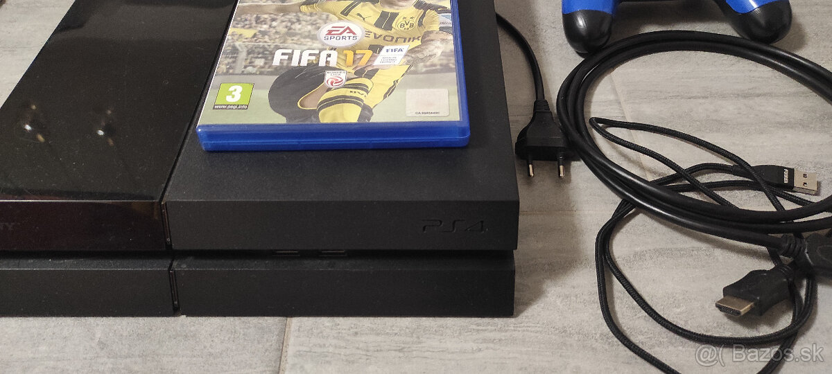 Playstation 4 FAT 500GB, 1 ovladac, 1 hra, FW 11.00 - 2