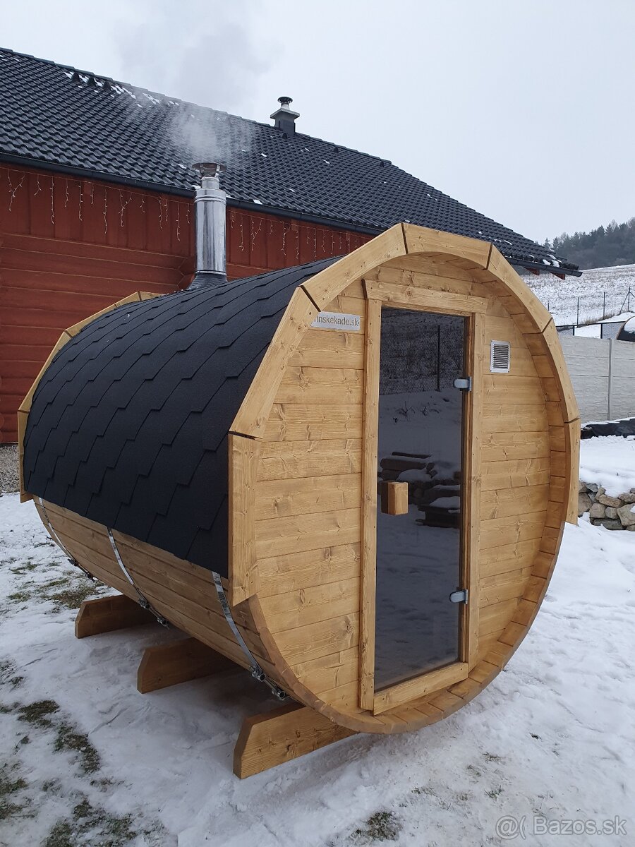 Fínska sudová sauna - 2