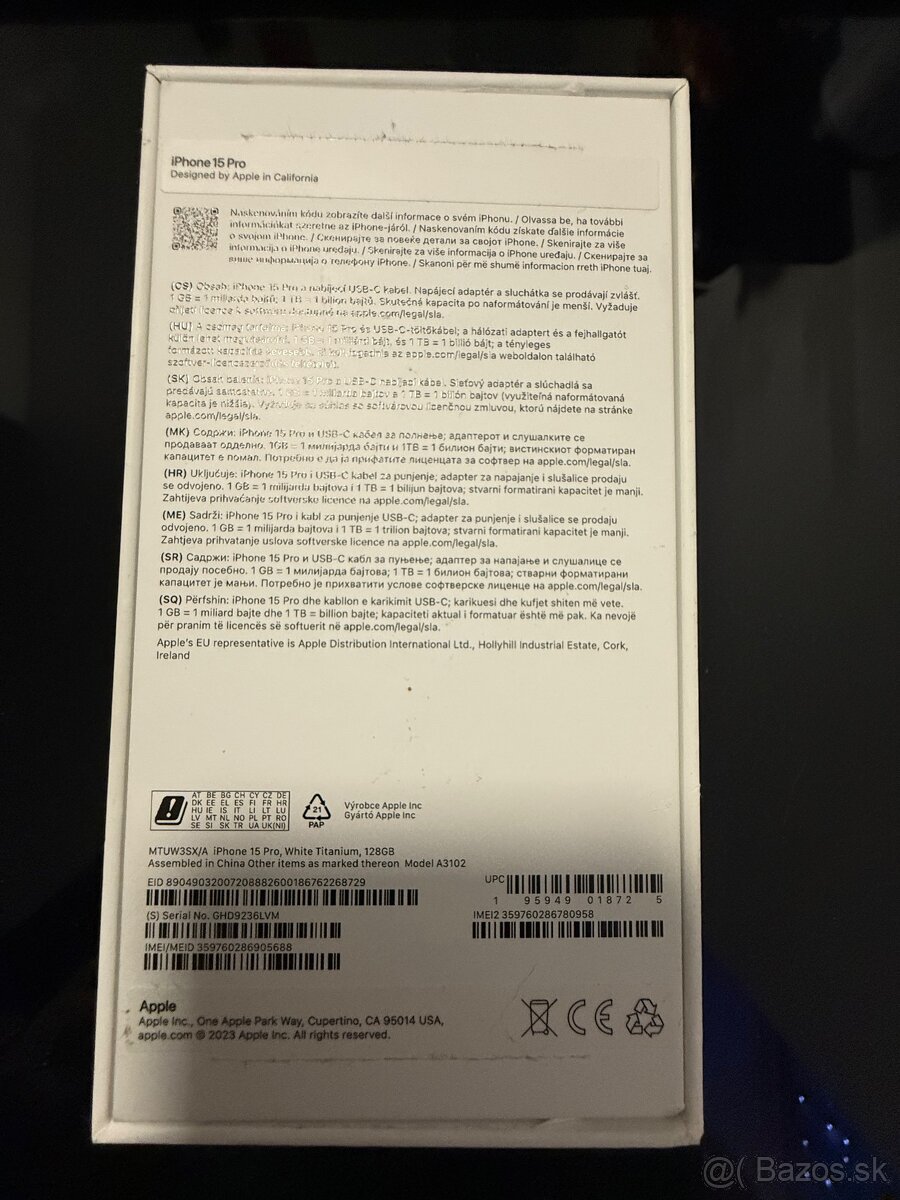 15 Pro white titanium 128 - 2