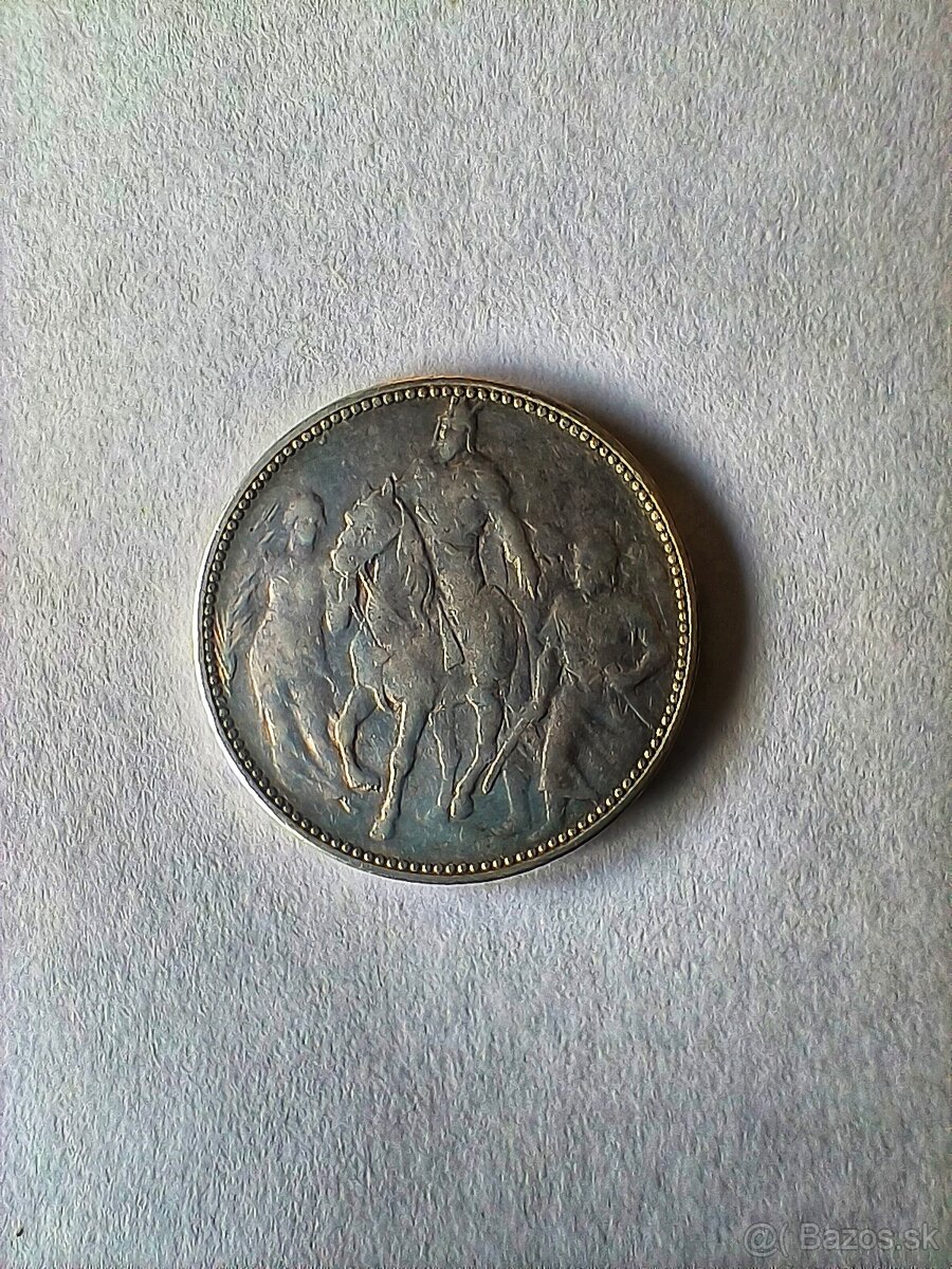 Strieborná minca 1 koruna 1896 KB Rakusko - 2