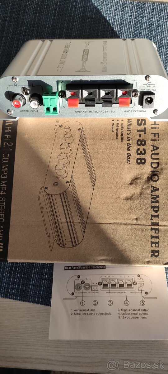 Zosilňovača ST 838 - 2