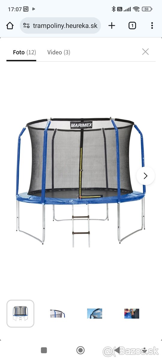 Trampolína Marimex 305 cm - 2