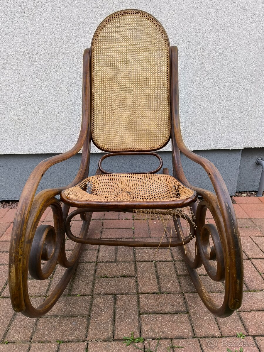 Starozitne hojdacie kreslo. - 2