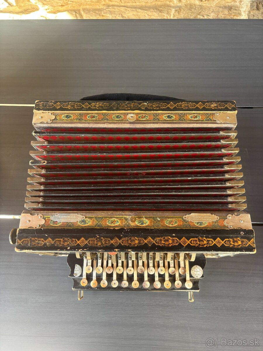 Starožitná harmonika/heligónka - 2