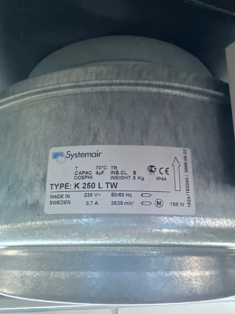 Ventilator ck priemer 160 200 250 315 - 2