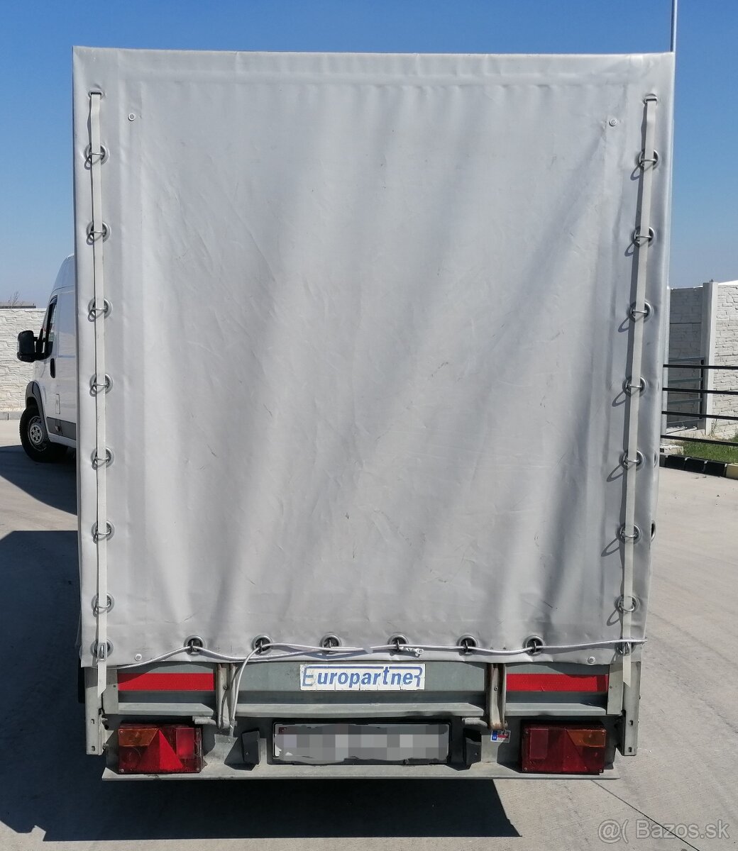 Privesny vozik Eurotrailer brzdeny - 2