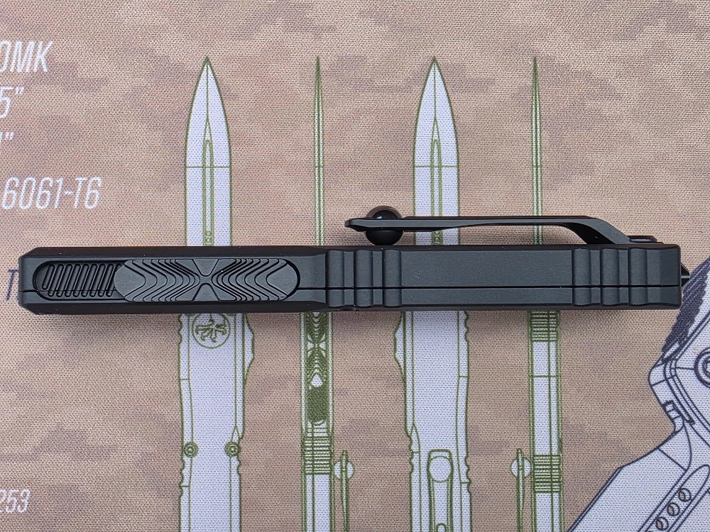 Microtech Ultratech ZBP Black Hellhound Blade - 2