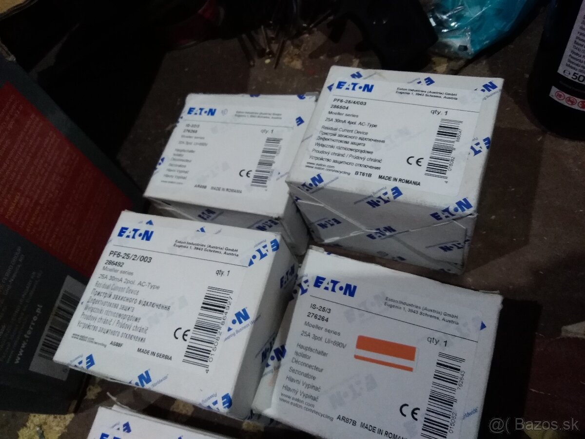 elektoinstalacny material Eaton a Bemko - 2