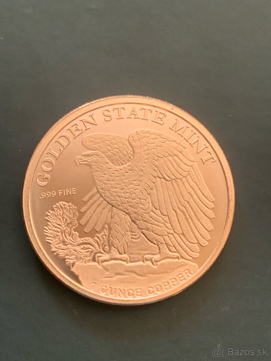 Medená investičná minca Liberty - 2