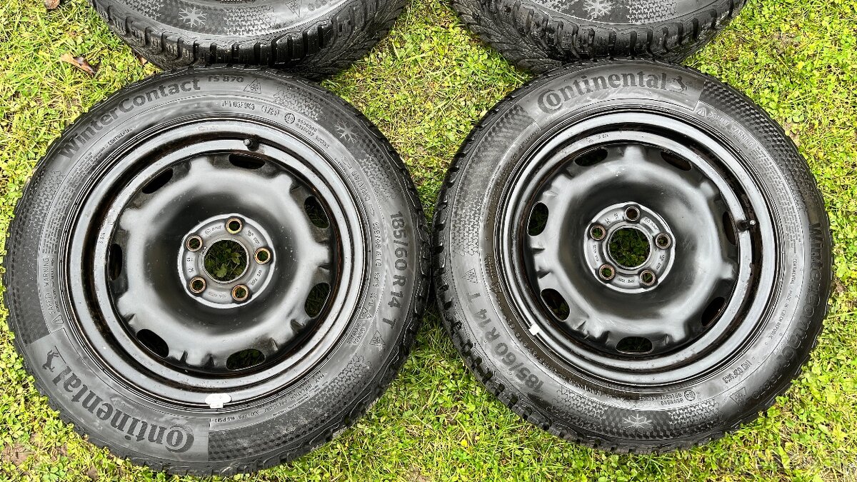 Zimná sada 5x100 r14 Fabia polo ibiza - 2