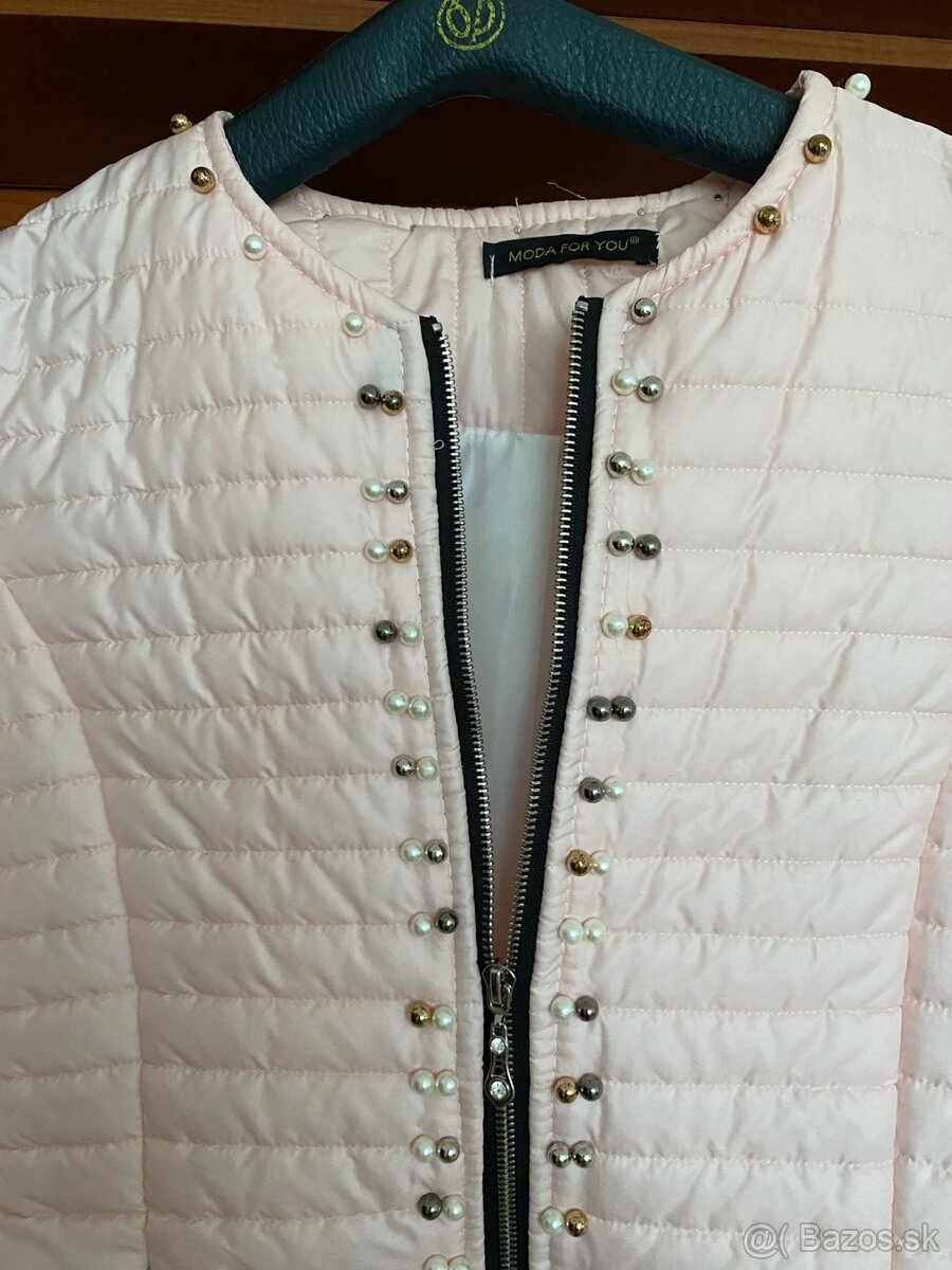 Ružová prechodná bunda - 2