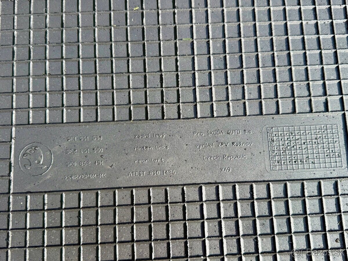 Gumené autorohože originál Škoda Octávia III. - 2