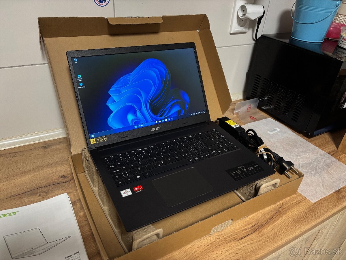 15.6"/Acer Notebook/4GB RAM DDR5/128GB NVMe// SSD/AMD Radeo - 2