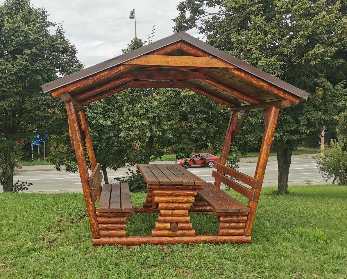 prístrešok so sedením, altánok - 2