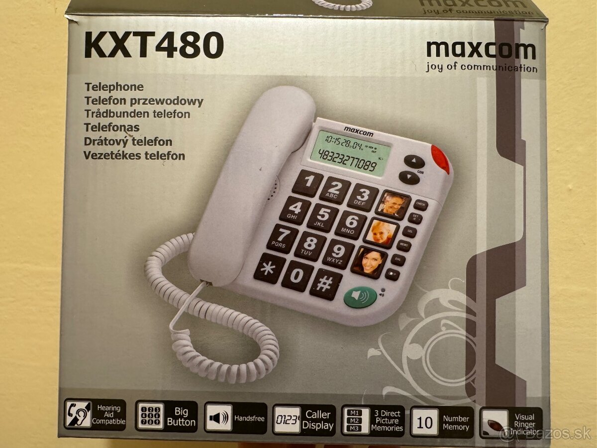 Telefón pre seniorov Maxcom - 2