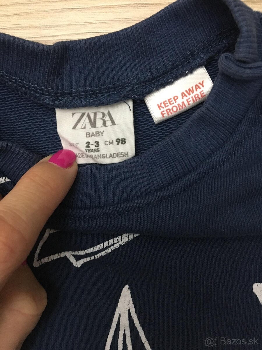 Mikina Zara veľkosť 98 - 2