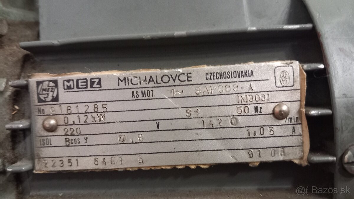 elektromotor s prevodovkou - 2