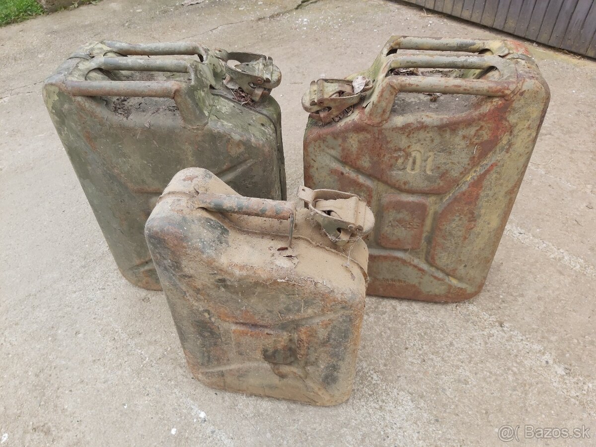 Kanister plechový - 2