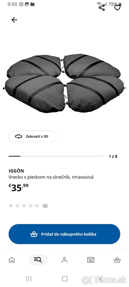 Ikea IGGÖN Vrecka na piesok - 2
