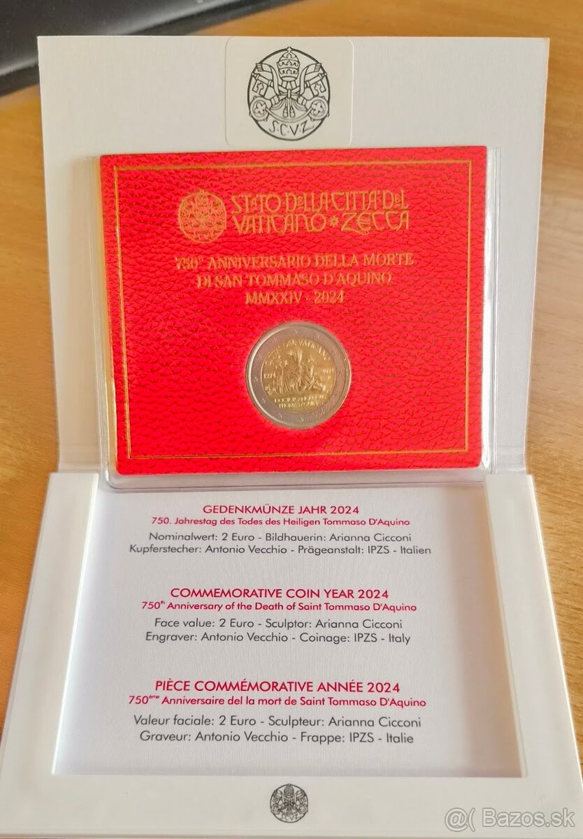 2 euro Vatikán 2024 BU - 2