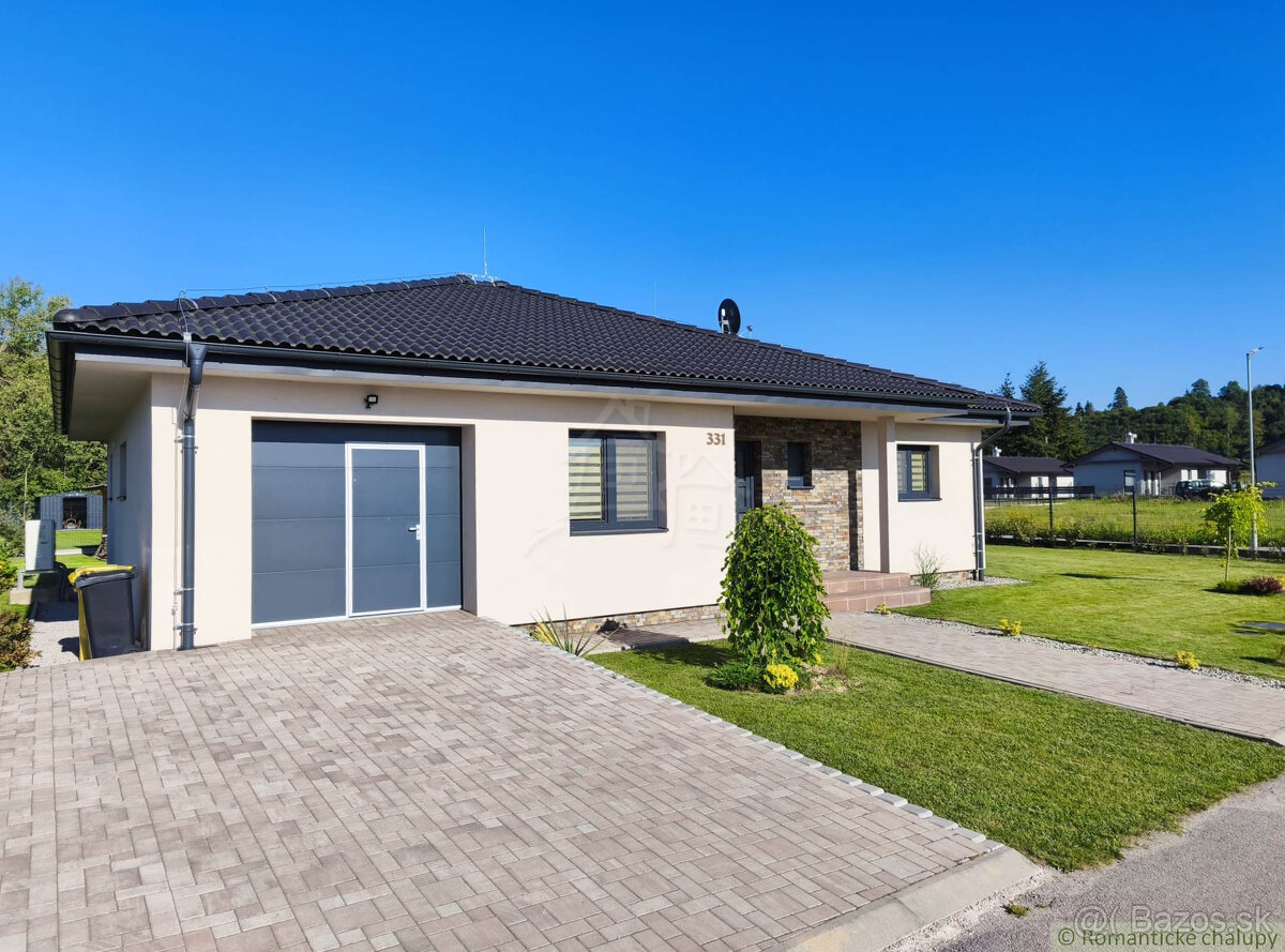 Novostavba bungalovu s veľkým pozemkom 909 m2 v obci Ivach - 2