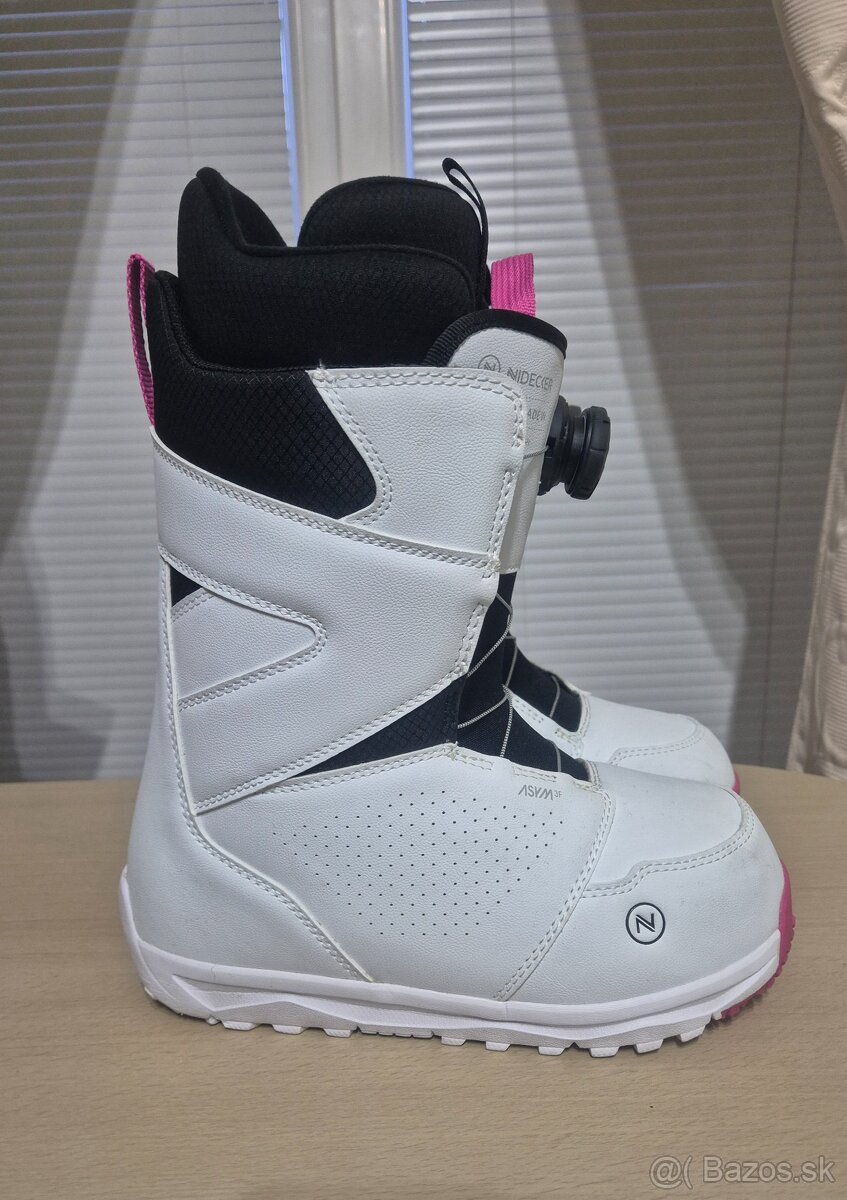 Topánky na snowboard Nidecker Cascade W white - 2