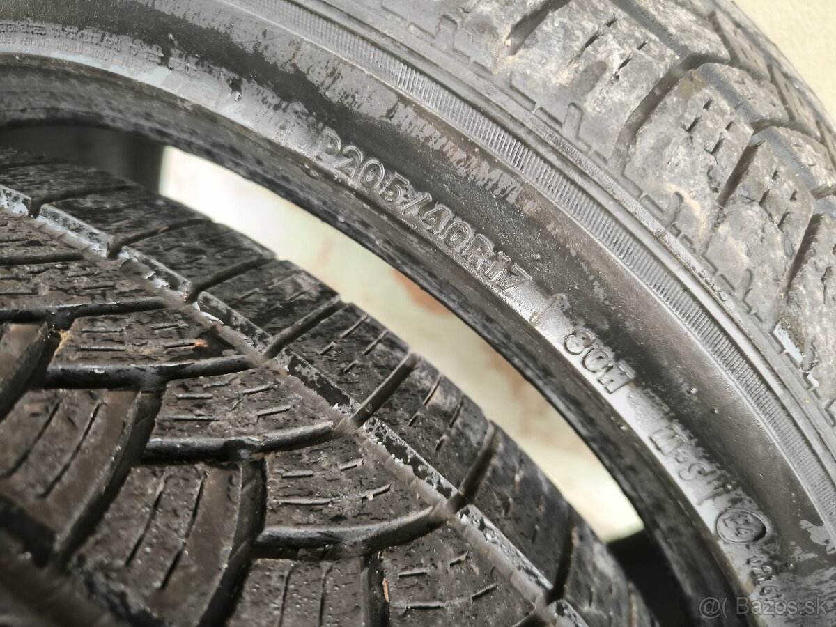 2ks celoročné pneumatiky 205/40 R17 - 2