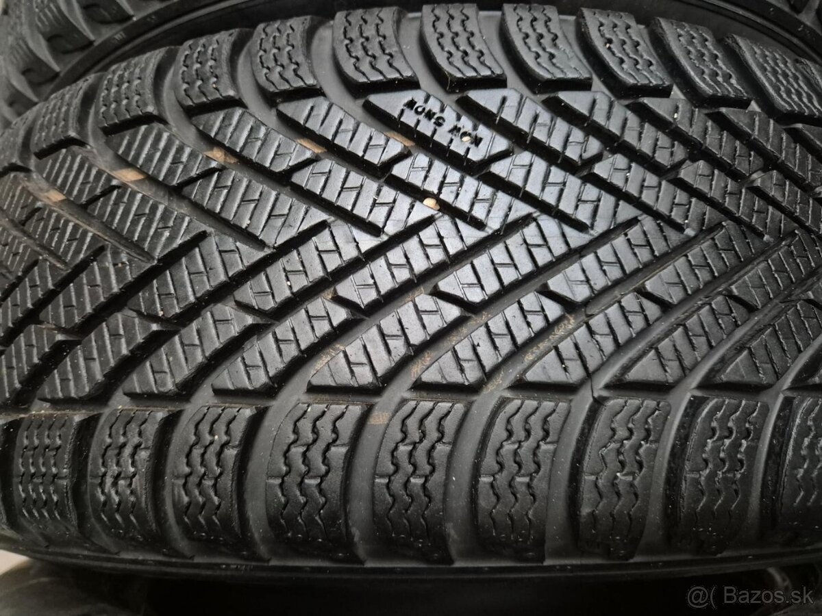185/60 r16 zimné 4 ks PIRELLI dezén 8,7 - 7,7 mm - 2