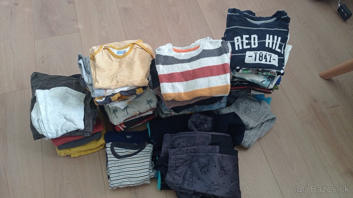 Predám balík oblečenia 86-92 - 2