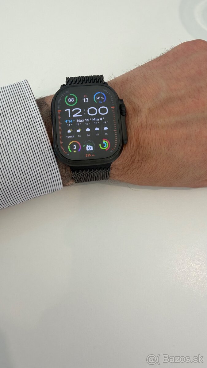 Apple watch ultra 3 black milanese loop - 2