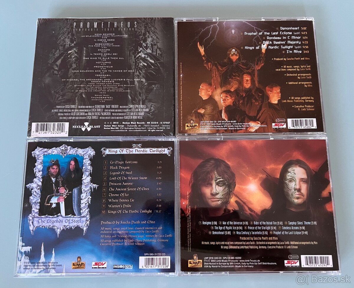Luca Turilli 4xCD - 2