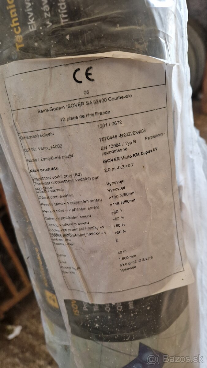 Parozábrana Isover Vario KM Duplex UV - 2