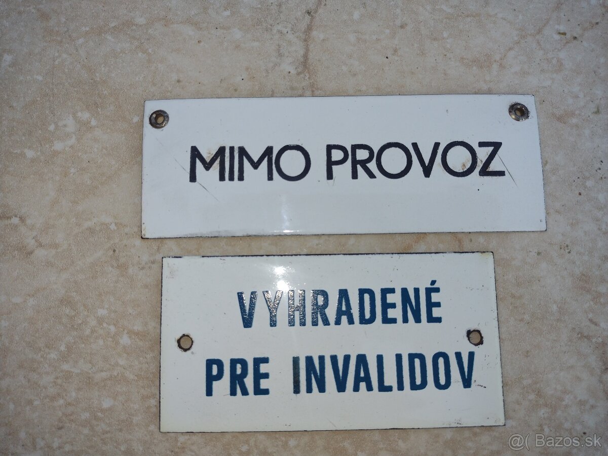 Predám retro oznamovacie tabuľky - 2