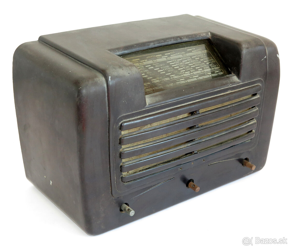 Elektrónkové bakelitové rádio Tesla Talisman 305U - 2