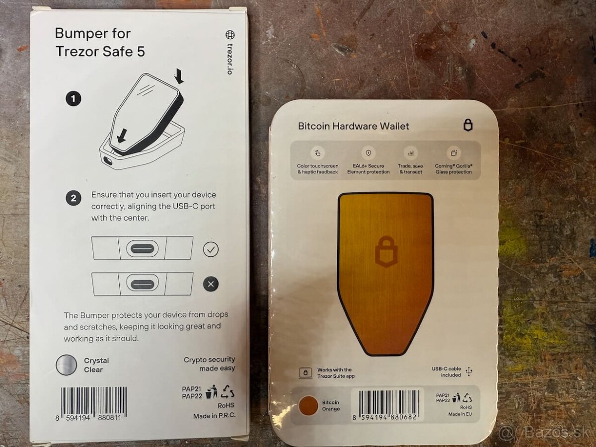 HW peněženka na crypto Trezor Safe 5 nový nerozbalený - 2