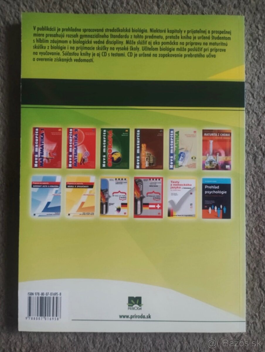 Príprava na maturitu a prijímacie skúšky na vysokú školu Bio - 2